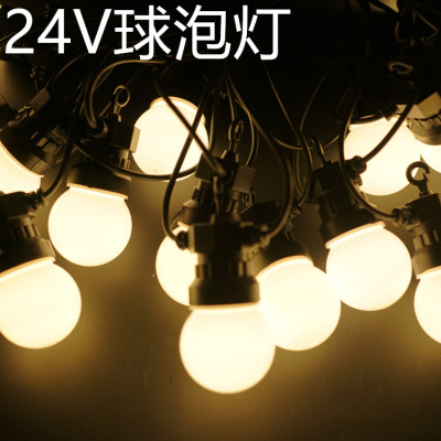 LED Bulb Light String Transparent G50 Bulb Waterproof