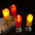 New Year Light-Emitting Electronic Candle Buddha-Seeking Tomb-Sweeping Church Home Swappable Batteries Plastic LED Candle Wholesale