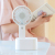 Oscillating Fan Portable Handheld Automatic Shaking Head Silent Desktop Mini USB Recharge Small Fan