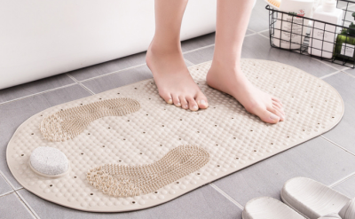 Pumice Stone Bathroom Non-Slip Mat