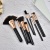 9 Pcs Professional plastic make up brush Label Makeup brush Makeup Brush PVC Set Wholesales cosmetics brush
