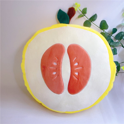 Factory Direct Sales Fruit Orange Plush Toy Pillow Cushion Sofa Cushion Afternoon Nap Pillow Car and Office Backrest