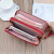 2021 New Double Zip Wallet Women's Long Mother Double-Layer Large Capacity Lychee Pattern Wallet Cell Phone Clutch