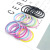 Korean Style Seamless Rubber Band Does Not Hurt Hair Girl's Hair Rope Children's Hair Band Hair Rope Candy-Colored Hair Tie Wholesale