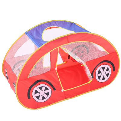 Cross-Border Children's Tent Parent-Child Game Folding Castle Baby Ocean Wave Ball Pool Red Car Toy House