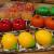 Set of Three Apples Fruit Candle Set Creative Fragrance Fruit Candle Lemon Orange Christmas Decorations Ornaments