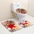 Beach Coast Bathroom Toilet Three-Piece Floor Mat Door Mat Bathroom Carpet Amazon EBay AliExpress Spot
