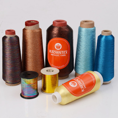 Factory Direct Multi-Color Metallic Yarn Computer Embroidery Thread Clothing Accessories Handmade DIY Crafts Accessories
