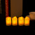 Christmas Decorations Arrangement Candle Light Wedding Romantic Led Colorful Candle Light Dining Room Bedroom Decorative Lights