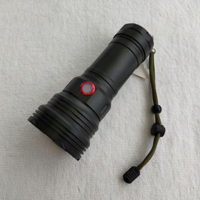 P70 Rechargeable LED Flashlight Tube Safety Patrol Tactical Searchlight Long Shot Fixed Focus Super Bright Flashlight