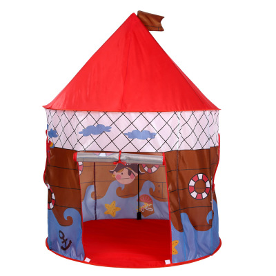 Cross-Border Children's Tent Air Conditioner Mosquito Net Air Pirate Ship Captain Play House Toy Game Ball Pool Fence Mongolian Bag