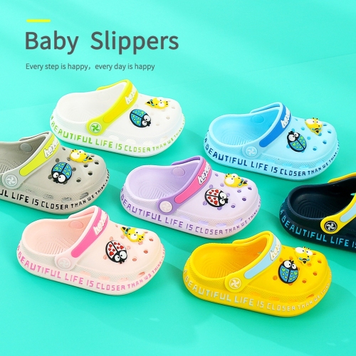 baby slippers summer 1-3 years old 2 boys‘ home wear children‘s hole shoes baby toddler girl beach slippers outerwear