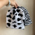 Korean Ins Internet Celebrity All-Match Cows Pattern Wool Hat Autumn and Winter Women's Fashion Personality Zebra Pattern Warm Knitted Hat