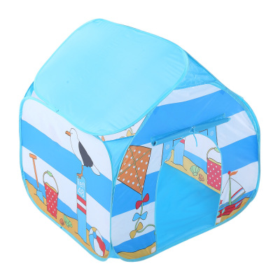 Cross-Border Children's Tent Princess Boy Camping Game House Single Outdoor Four-Corner House Toy Ocean Ball Pool