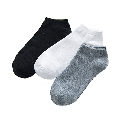 Socks Men's Short Ankle Socks Men's Socks Gift Solid Color Low Cut Socks Men's Shoes Gift Stall Wholesale