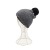 New Autumn and Winter Customized Boy Girl Fur Ball Woolen Cap Cute Warm Knitted Hat Children Fashion Sleeve Cap Wholesale