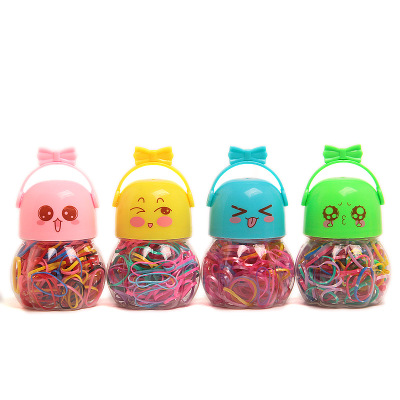 Korean Children's Hair Band Hair Rope Cartoon Baby Small Rubber Band Hair Accessories Strong Pull Constantly Girls Hair Rope Disposable Rubber Band