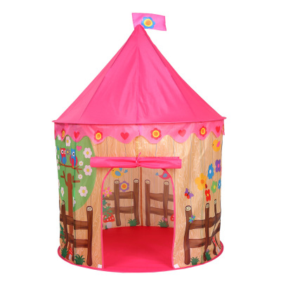Cross-Border Children's Tent Princess Indoor Mosquito Net Printing Yurt Game Toy Flower and Bird Fence Ocean Ball Pool