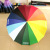 Umbrella Umbrella Oversized Double 68cm16 Pieces Rainbow Umbrella Straight Umbrella Printed Logo Spot Umbrella