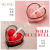 Strawberry Aromatherapy Candle Romantic Heart-Shaped Fragrance Creative Birthday Gift Niche Wedding Bridesmaid Gift Ins Style