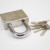 Fangyuan Lock Direct Sales 94mm Straight Padlock Warehouse Door Security Lock Copper Core 5 Computer Keys Padlock