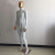 Factory Direct Sales High-End Spray Paint Matt White Electroplating Gold Head Gold Hand Male Model Clothing Display