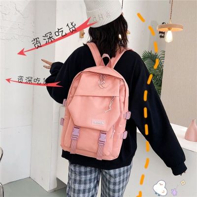This Year's New Junior's Schoolbag Women's Korean-Style High School and College Student Large Capacity Casual Backpack Men's Fashion Backpack