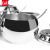 Stainless Steel round Seasoning Jar Set Jar Bottle Salt Jar Condiment Storage Household Kitchen Utensils Combination