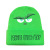 Christmas Strange New Winter Anti-Freezing Sun Hat Printed Green Fur Strange Grinch Hat Thread Fleece Hat Knitted Hat