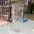 2Factory Direct Sales Crystal Glass Straight Vase Lucky Bamboo Lily Flower Arrangement Container Creative Decoration Living Room Decoration