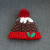 Minor Flaw Foreign Trade Christmas Hat Children's Knitted Hat Adult Wool Hat plus Fluffy Balls Men and Women Children's Beanie Cap Thick