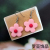 INS Style Vigorous Girl Candy Color Little Flower Earrings Can Be Used as Ear Clip