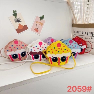 Mushroom Cartoon Small Shoulder Bag Student Schoolbag Mobile Phone Bag Kindergarten Coin Purse