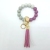  Edible Silicon Beads Wooden Beads Bracelet Key Chain Amazon Cross-Border Hot Selling Bracelet Keychain