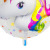New Party Atmosphere Layout Supplies 24-Inch Decorative Balloon Color Unicorn Horse Restaurant round Ball Balloon