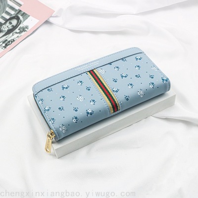 women wallet Women bags wallet single pull bag  Long Clutch Fresh Wallet Women's Fashion Bag