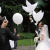 White Pigeon Balloon European Style Wedding Ceremony Layout the Sky Balloon White Pigeon Balloon Inflatable the Wedding Party Decoration Props