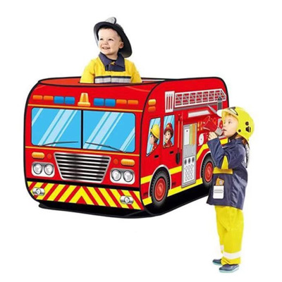 Children's Toy Tent Cloth Firefighter Car Fire Truck Police Car School Bus Game House House Bus Amazon