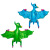 New Pterosaurus 3D Children's Toy Cartoon Animal Balloon Birthday Wedding Party Decoration Aluminum Film Inflation Balloon