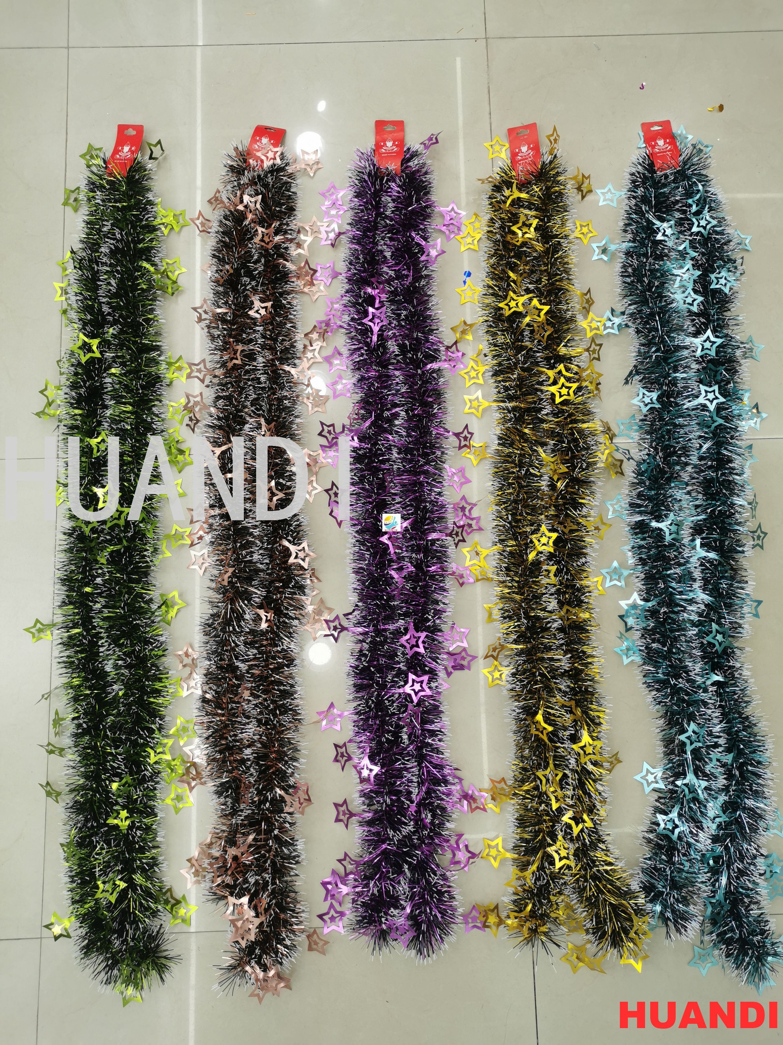 圣诞彩条 墨绿白边 亚光亮光 星星 菠萝 圆片 多款式 可定制环迪