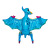 New Pterosaurus 3D Children's Toy Cartoon Animal Balloon Birthday Wedding Party Decoration Aluminum Film Inflation Balloon