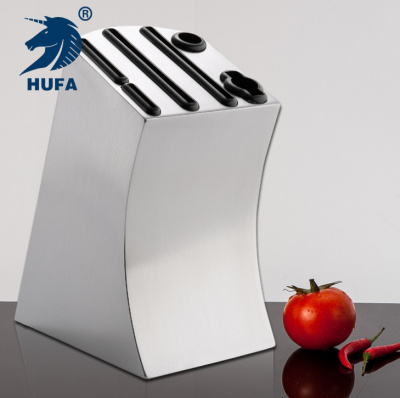 Stainless Steel Knife Holder Matching Knife Holder Factory Direct Sales Creative Stainless Steel Knife Holder Kitchen Toolframe Knife Inserting Storage Rack