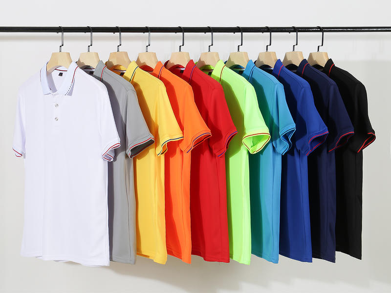 速干翻领100%聚酯纤维翻领短袖活动工作服短袖翻领POLO衫定制