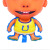Cartoon Boy Character Decoration Balloon Character Nylon Balloon Venue Party Balloon Layout Decoration Supplies Wholesale