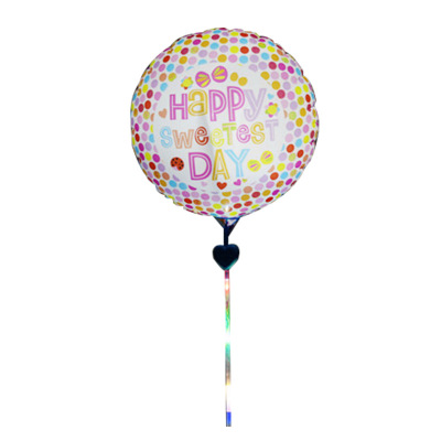 Cartoon Nylon Flash Decorative Balloon Multi-Specification Gravure round Layout Nylon Animation Balloon Random Batch Delivery