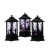 Cross-Border New Arrival Wholesale Halloween Storm Lantern LED Electric Candle Lamp Pumpkin Lamp Plastic Decorations Ghost Festival Gift