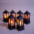Cross-Border New Arrival Wholesale Halloween Storm Lantern LED Electric Candle Lamp Pumpkin Lamp Plastic Decorations Ghost Festival Gift
