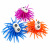 New Funny Convex Sea Urchin Monster Luminous Lala Vent Ball. Tension Hairy Ball Trick Toys Ornaments