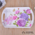 Melamine Tray Household Thickened Water Cup Tray European Printing Tea Tray Rectangular Tray Fruit Tray Factory Direct Sales