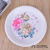 Round Tea Tray Tray Household Saucers Modern Minimalist Living Room Melamine Tableware Plate Bowl Tray Imitation Porcelain Color